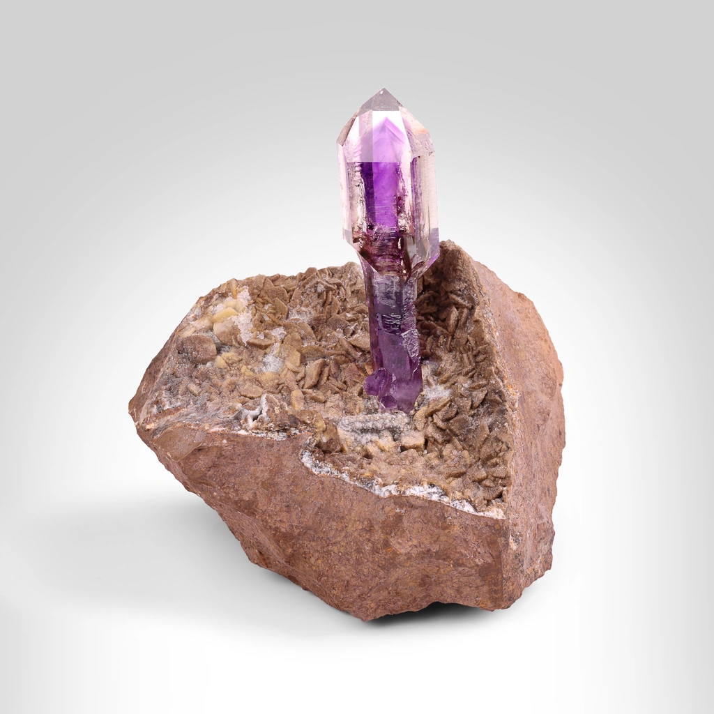 Amethyst from Goboboseb Mountains, Brandberg Area, Erongo Region, Namibia image