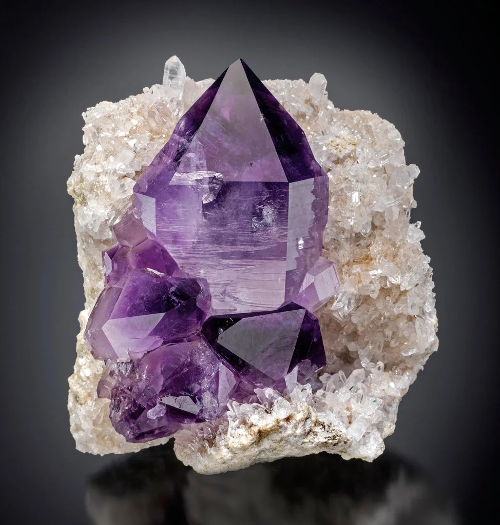 Amethyst from Jacksons Crossroads, Georgia, USA image