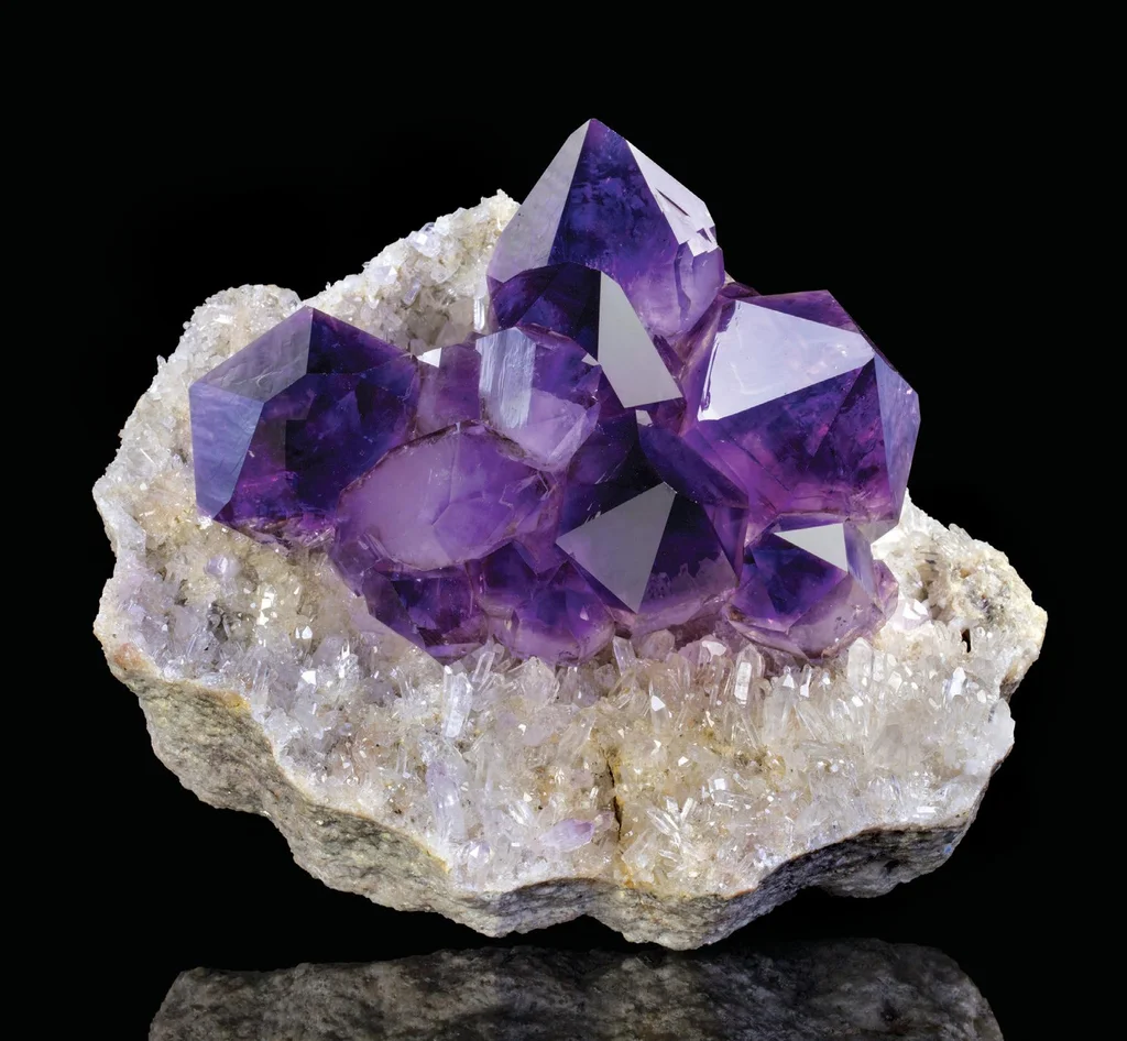 Amethyst from Jacksons Crossroads, Georgia, USA image