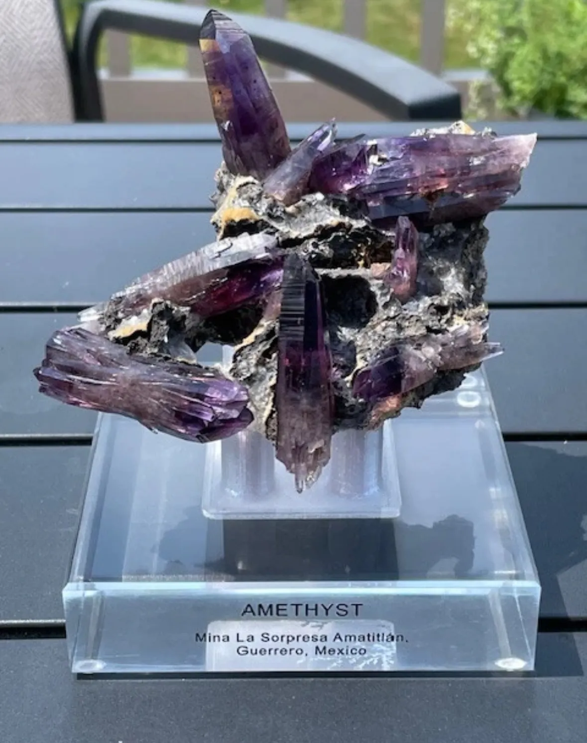 Amethyst from Mexico, Guerrero, Eduardo Neri Municipality, Amatitlán, Mina La Sorpressa - image 3