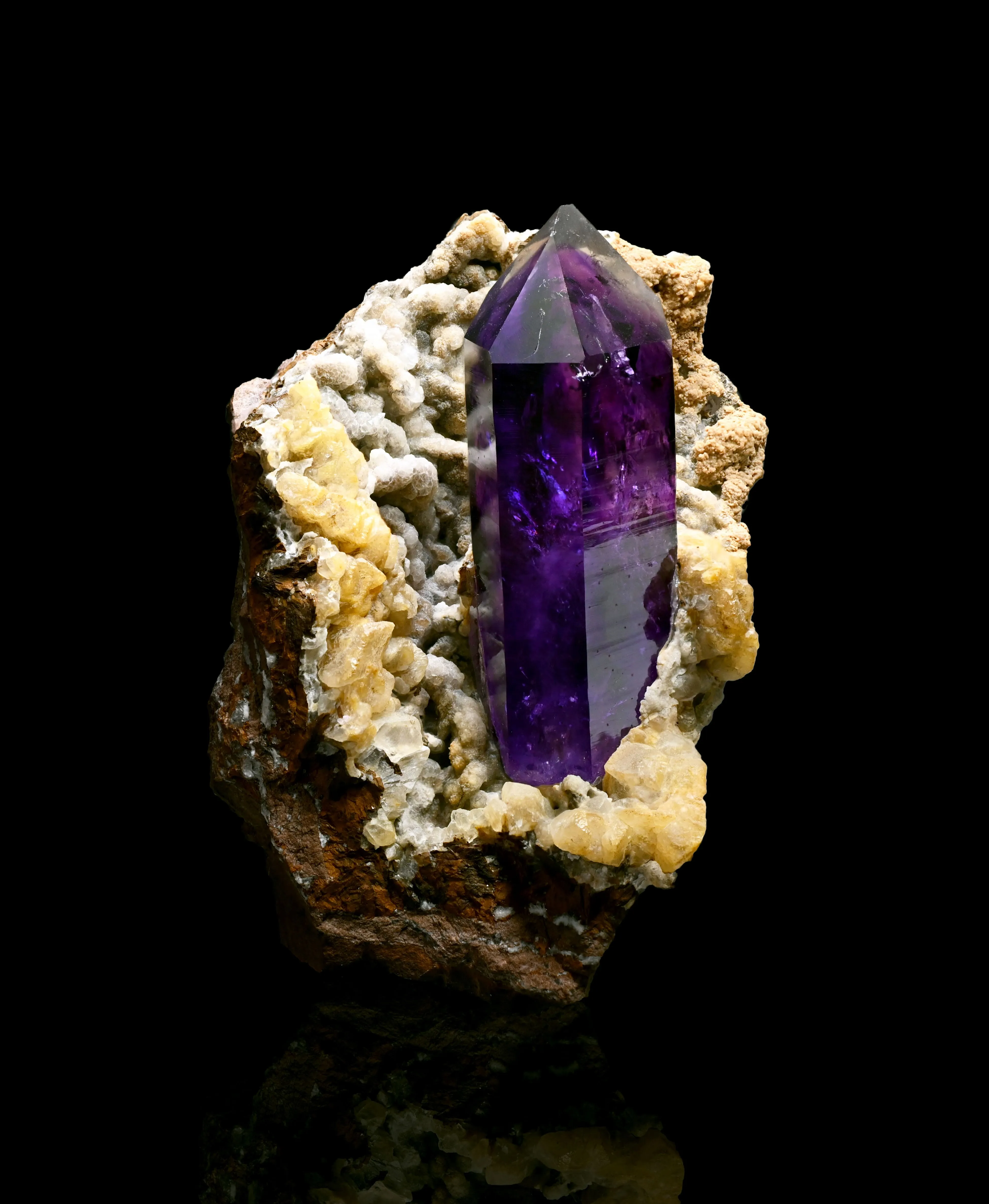 Amethyst from Namibia, Erongo Region, Brandberg Area, Goboboseb Mountains - image 1