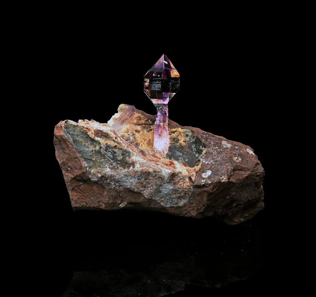 Amethyst from Namibia, Erongo Region, Dâures Constituency, Brandberg Area, Goboboseb Mountains image