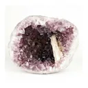 Amethyst Geode formation with Fluorescent Calcite Natural Mineral Specimen - image 1