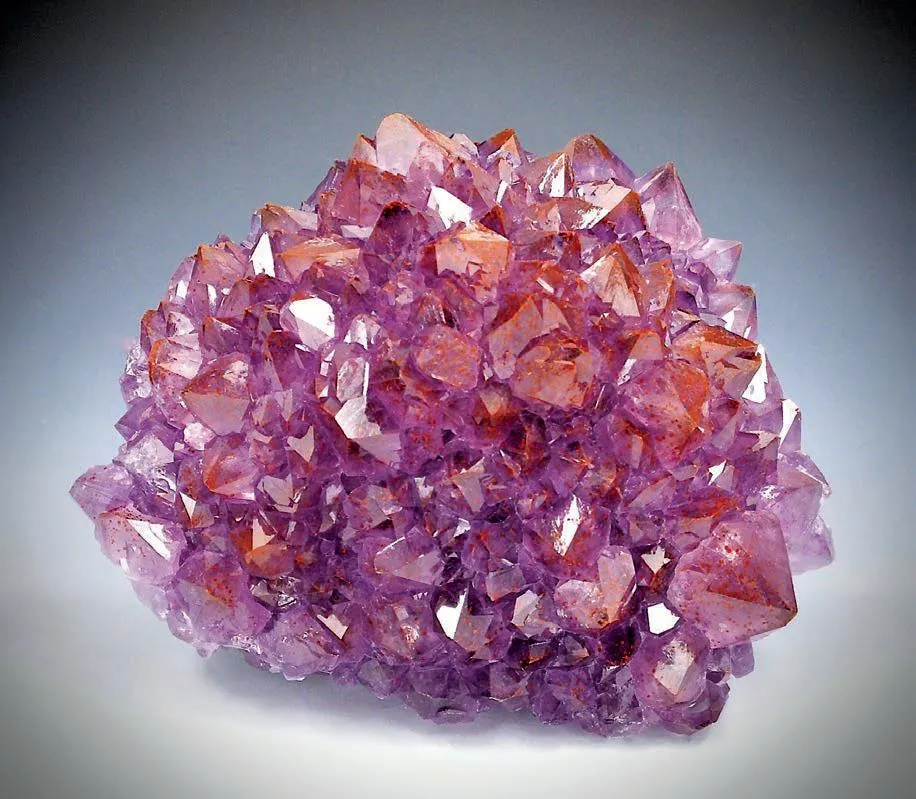 Amethyst, Hematite image