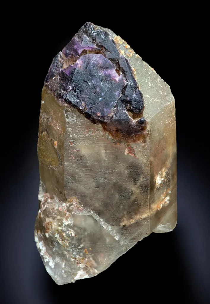 Amethyst, Hematite, Goethite, Smoky Quartz image
