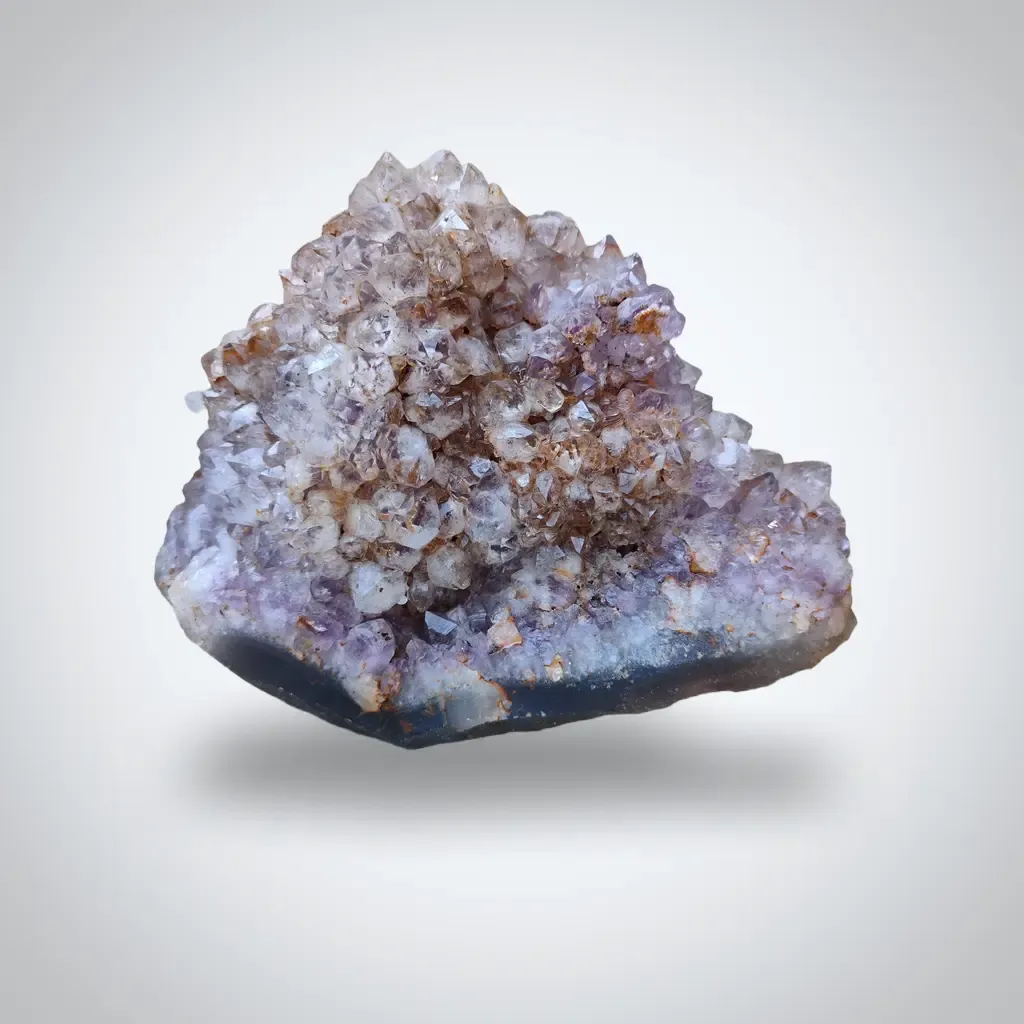 Amethyst in Okenite Ball image
