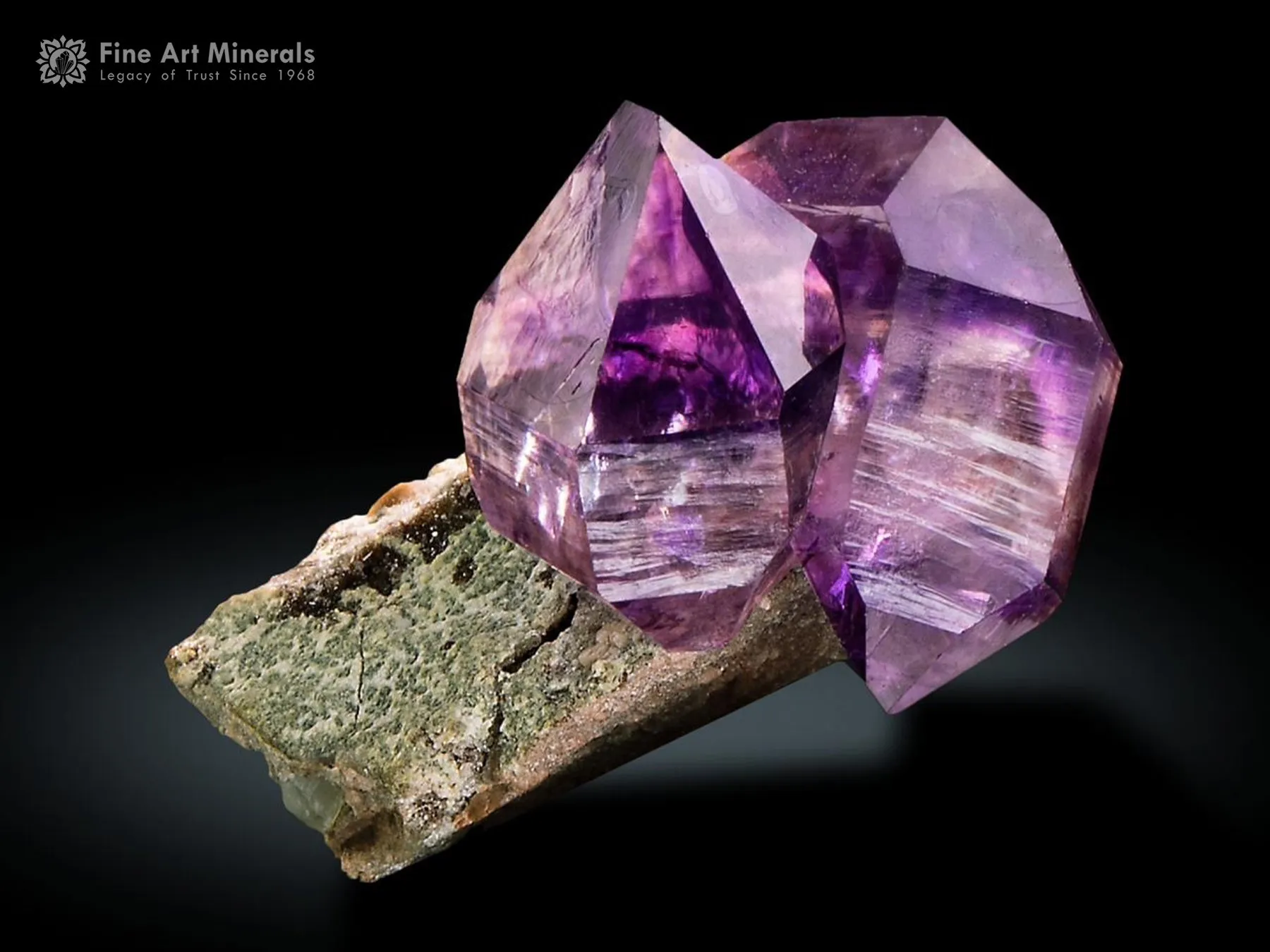 Amethyst on Matrix from Namibia - image 2