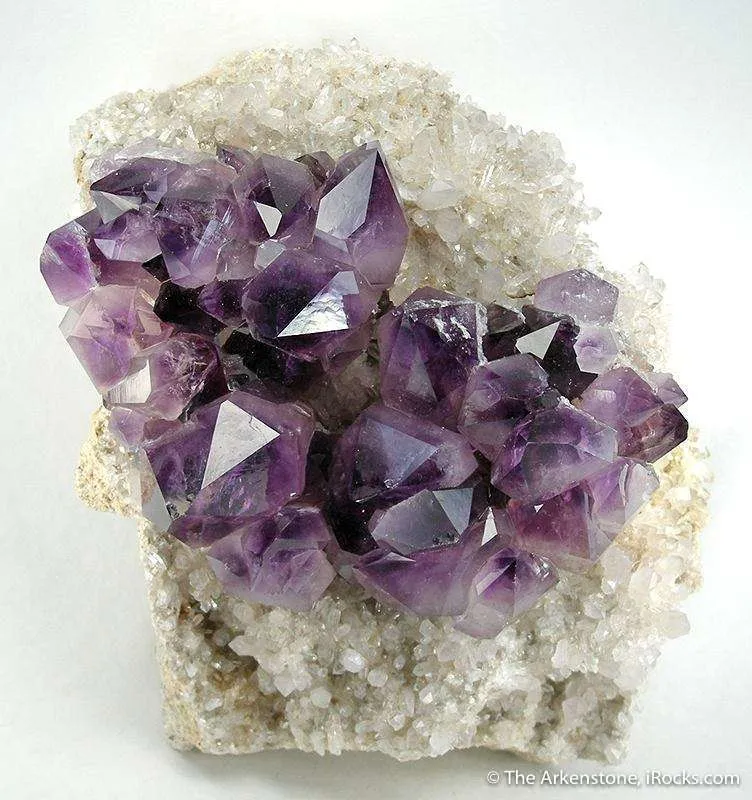 Amethyst on Quartz image