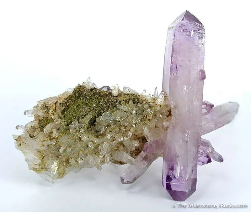 Amethyst on Quartz - image 2