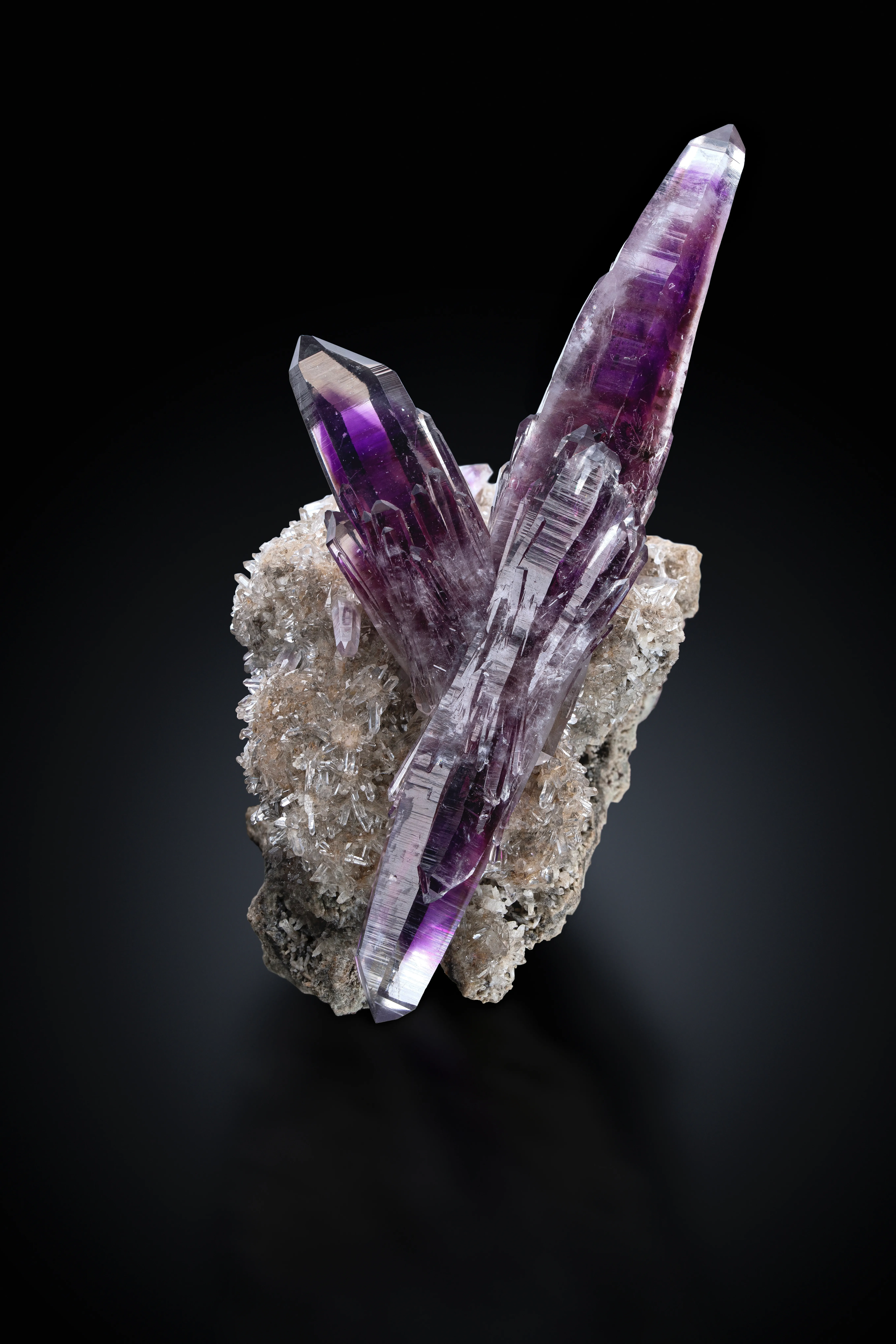 Amethyst on Quartz - image 2