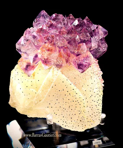 Amethyst on Quartz - image 2