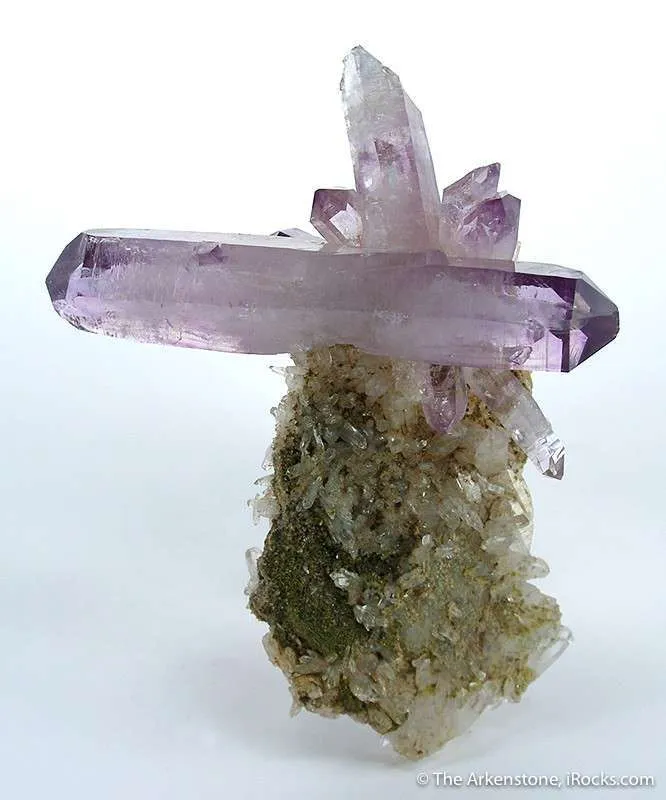 Amethyst on Quartz image