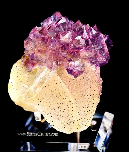 Amethyst on Quartz image