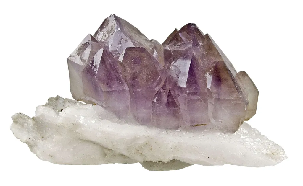 Amethyst on Quartz image