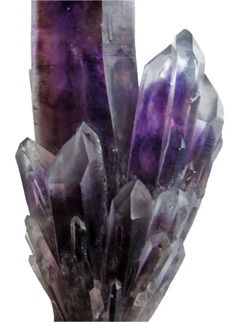 Amethyst Phantoms in Quartz - image 4
