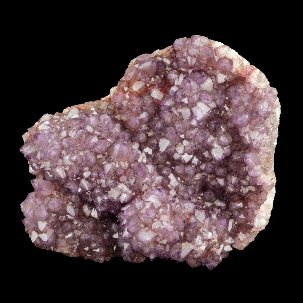 Amethyst purple color crystal Natural Mineral Specimen image