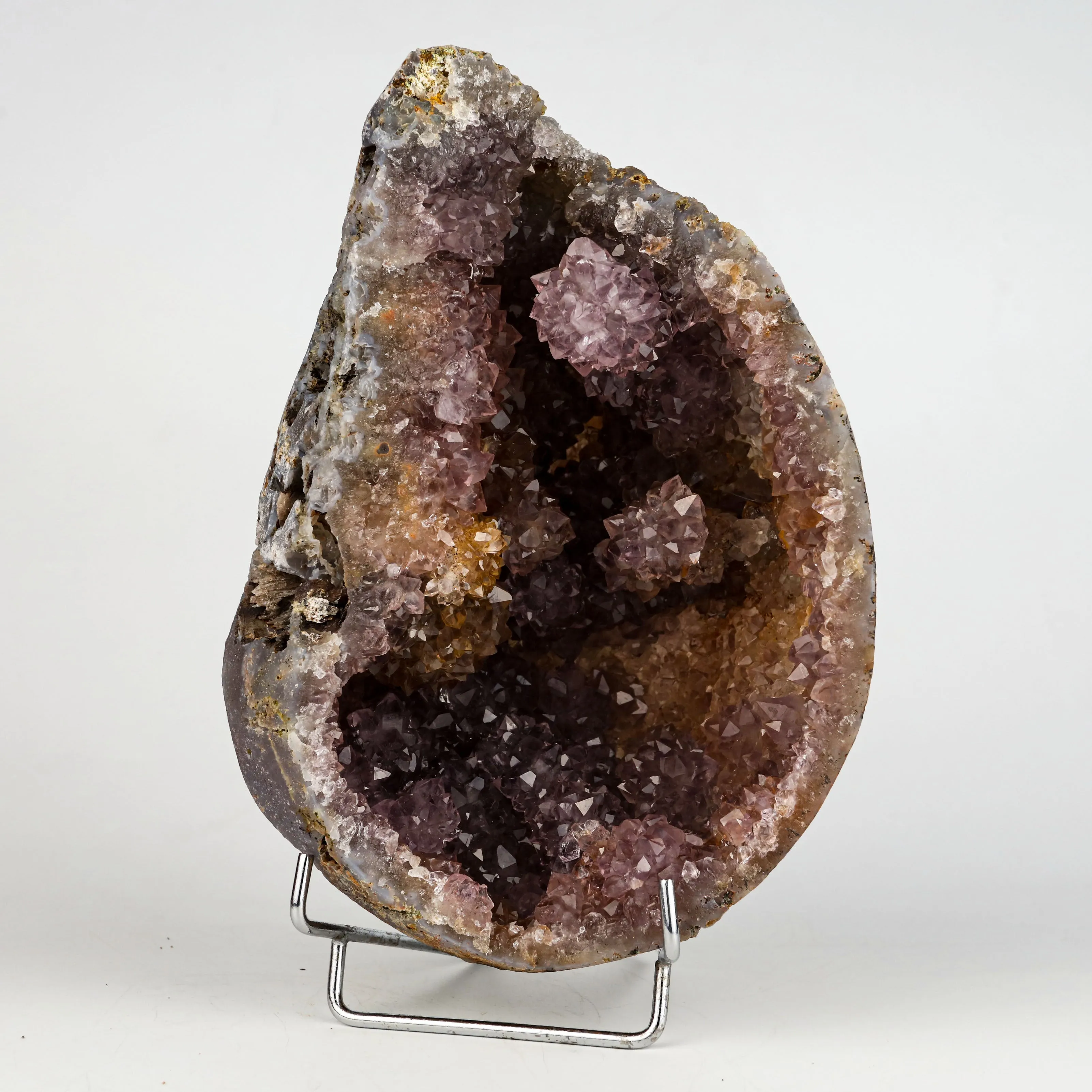Amethyst Purple Crystals Geode (2 Halves ) Natural Mineral Specimen - image 6