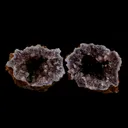 Amethyst Purple Crystals Geode (2 Halves ) Natural Mineral Specimen - image 1
