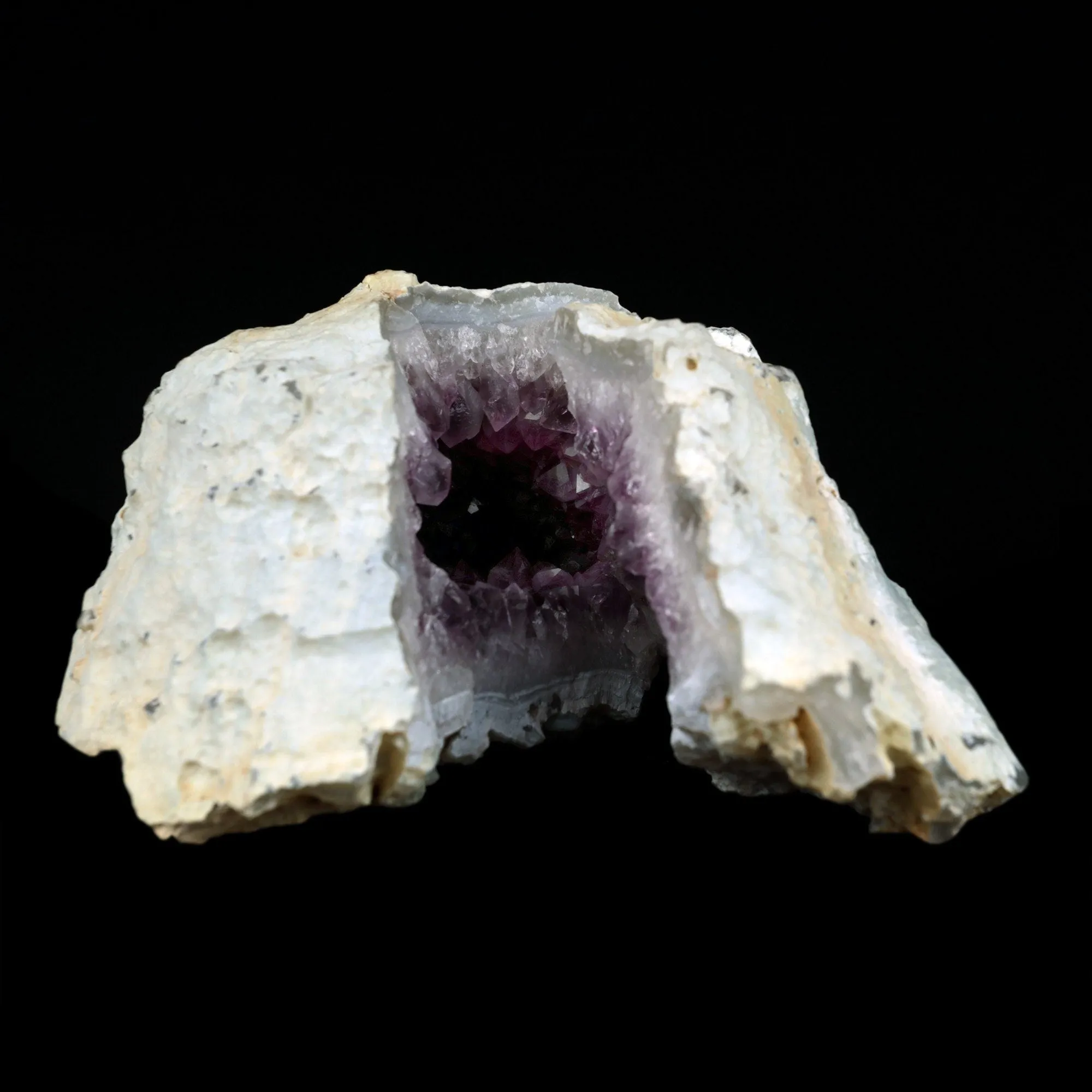 Amethyst Purple Crystals Geode (2 Halves ) Natural Mineral Specimen - image 5