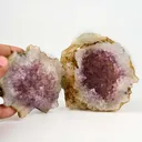 Amethyst Purple Crystals Geode (2 Halves ) Natural Mineral Specimen - image 5