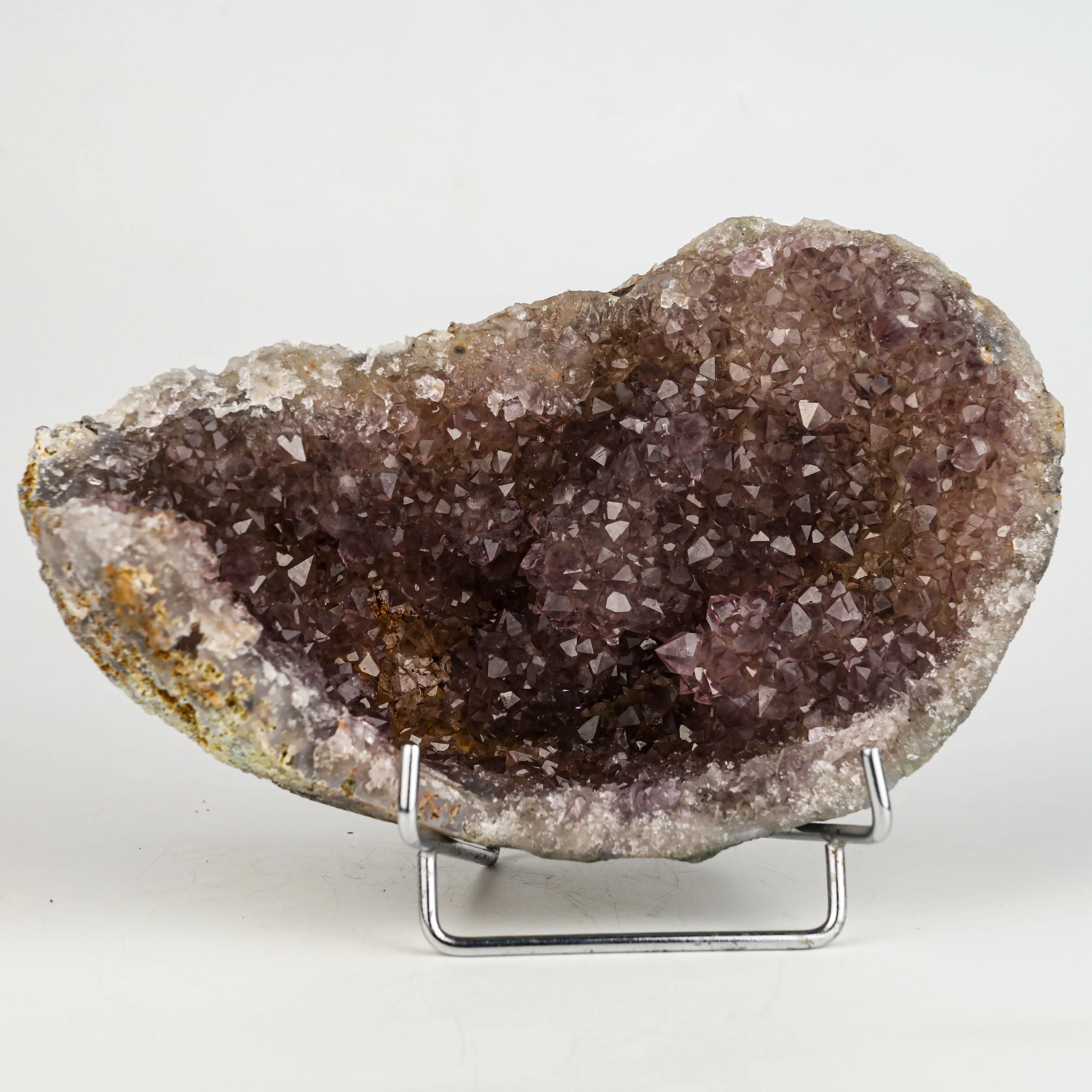 Amethyst Purple Crystals Geode (2 Halves ) Natural Mineral Specimen - image 5