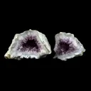Amethyst Purple Crystals Geode (2 Halves ) Natural Mineral Specimen - image 1