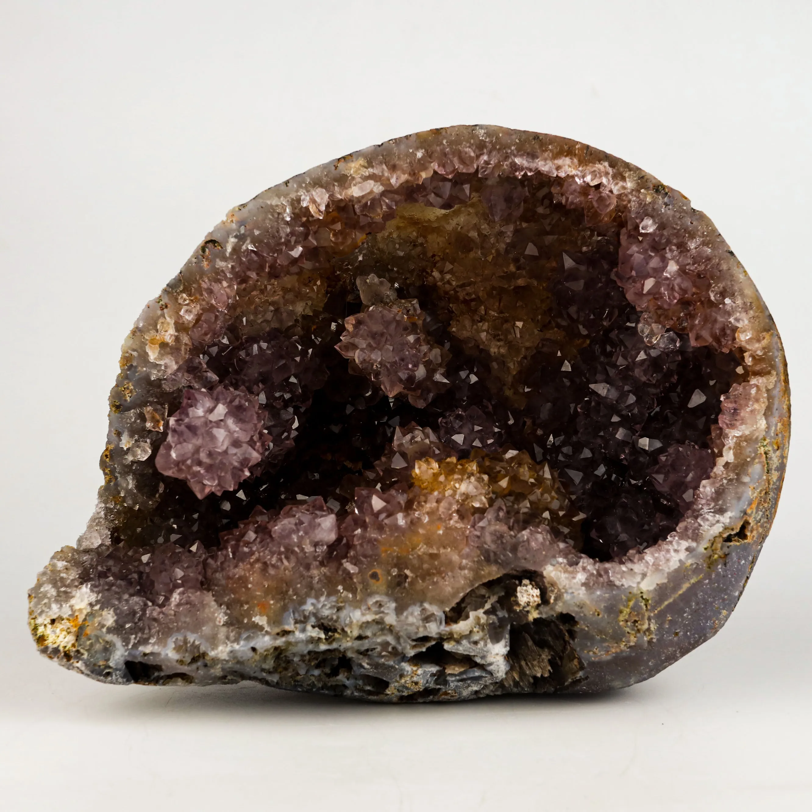 Amethyst Purple Crystals Geode (2 Halves ) Natural Mineral Specimen - image 3