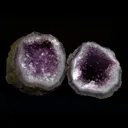 Amethyst Purple Crystals Geode (2 Halves ) Natural Mineral Specimen - image 1