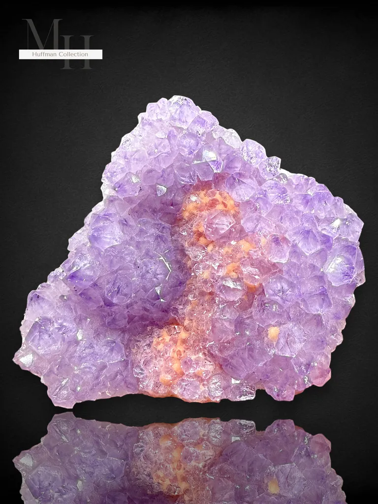 Amethyst, Rhodochrosite from Romania, Maramureș County, Cavnic, Boldut Mine image