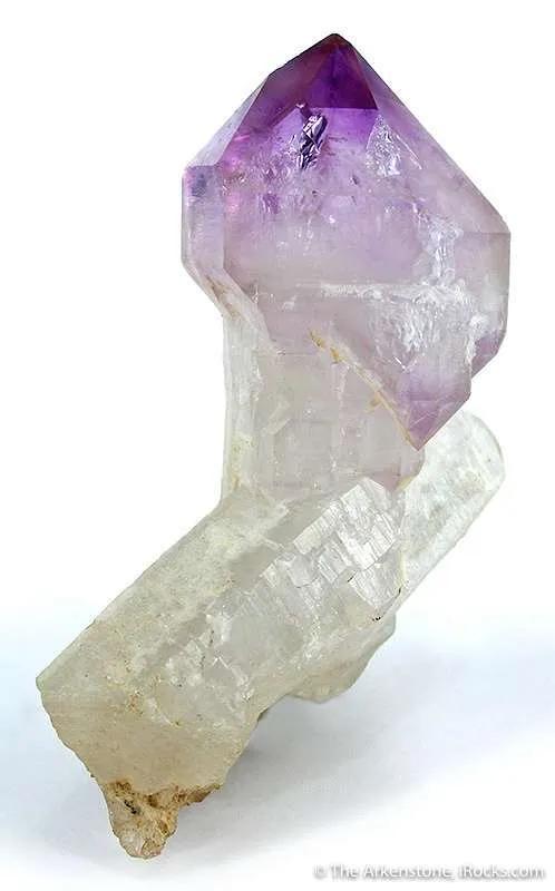 Amethyst Scepter on Quartz - image 1