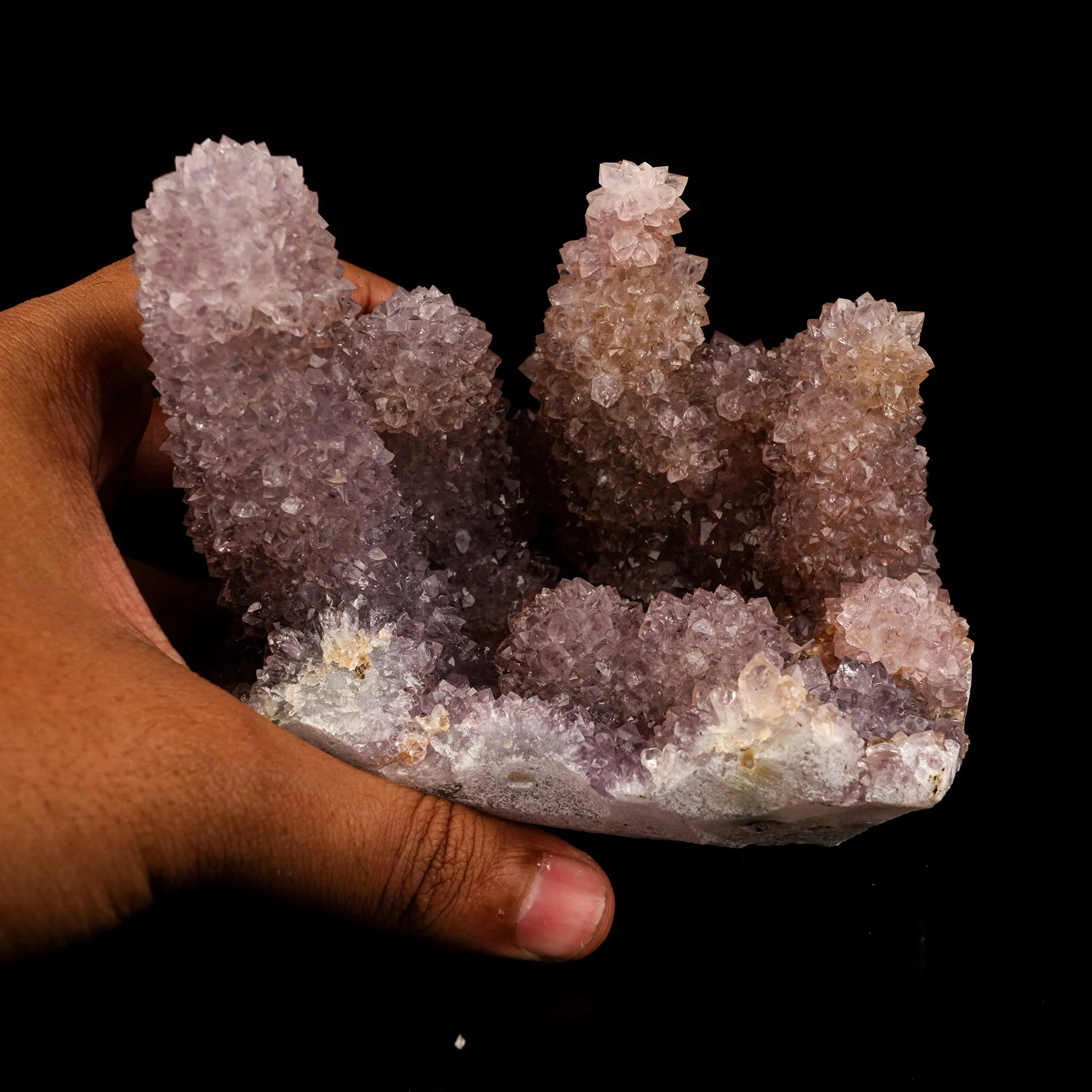 Amethyst Sparkling Cactus Formation Natural Mineral Specimen - image 3