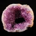 Amethyst Sparkling Crystals Geode in Half Natural Mineral Specimen - image 1