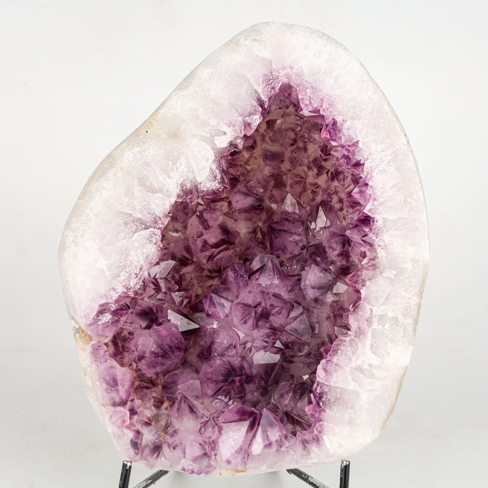 Amethyst Sparkling Crystals Geode in Half Natural Mineral Specimen - image 1