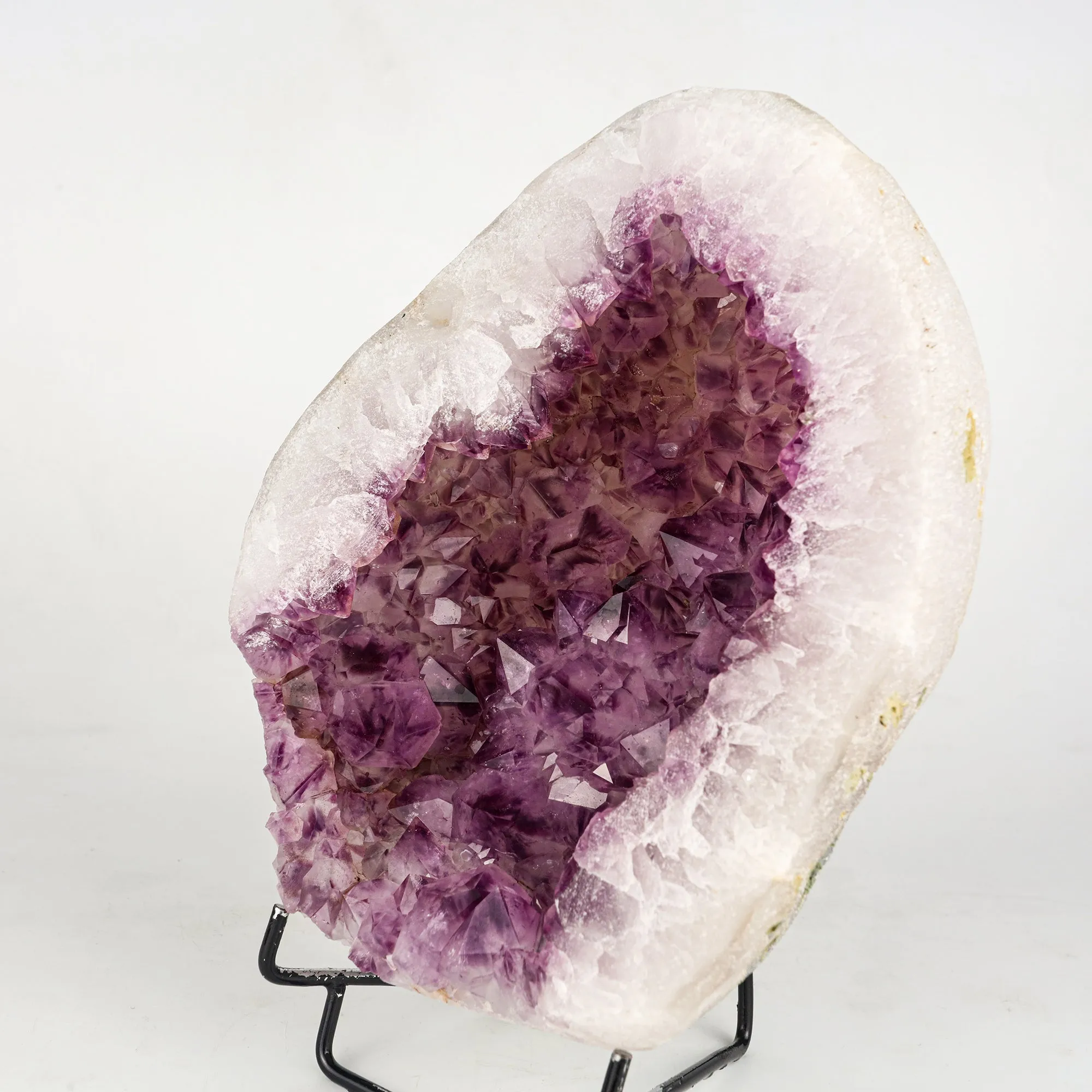 Amethyst Sparkling Crystals Geode in Half Natural Mineral Specimen - image 2