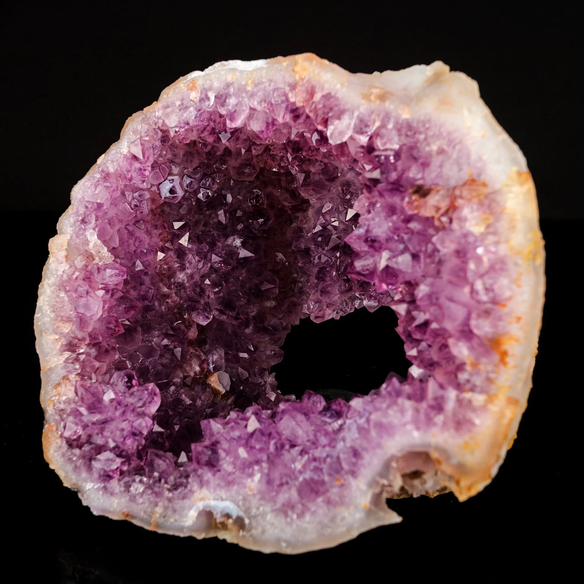 Amethyst Sparkling Crystals Geode in Half Natural Mineral Specimen - image 2