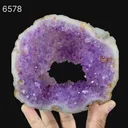 Amethyst Sparkling Crystals Geode in Half Natural Mineral Specimen - image 6