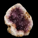 Amethyst Sparkling Crystals Geode in Half Self Standing Natural Mineral Specimen - image 1