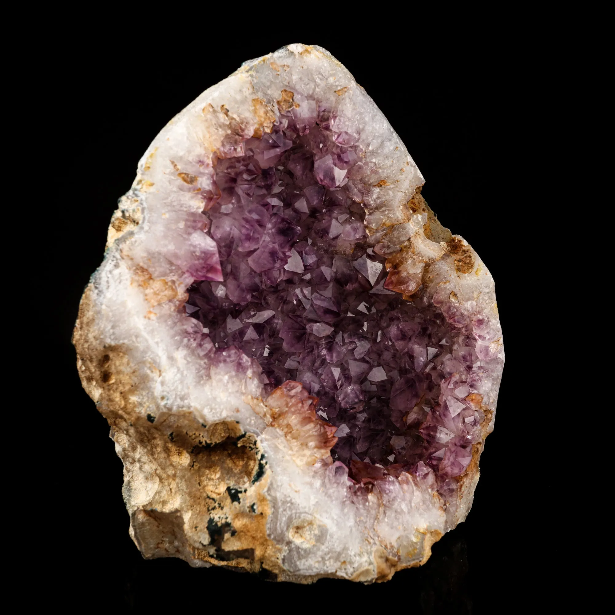 Amethyst Sparkling Crystals Geode in Half Self Standing Natural Mineral Specimen - image 3