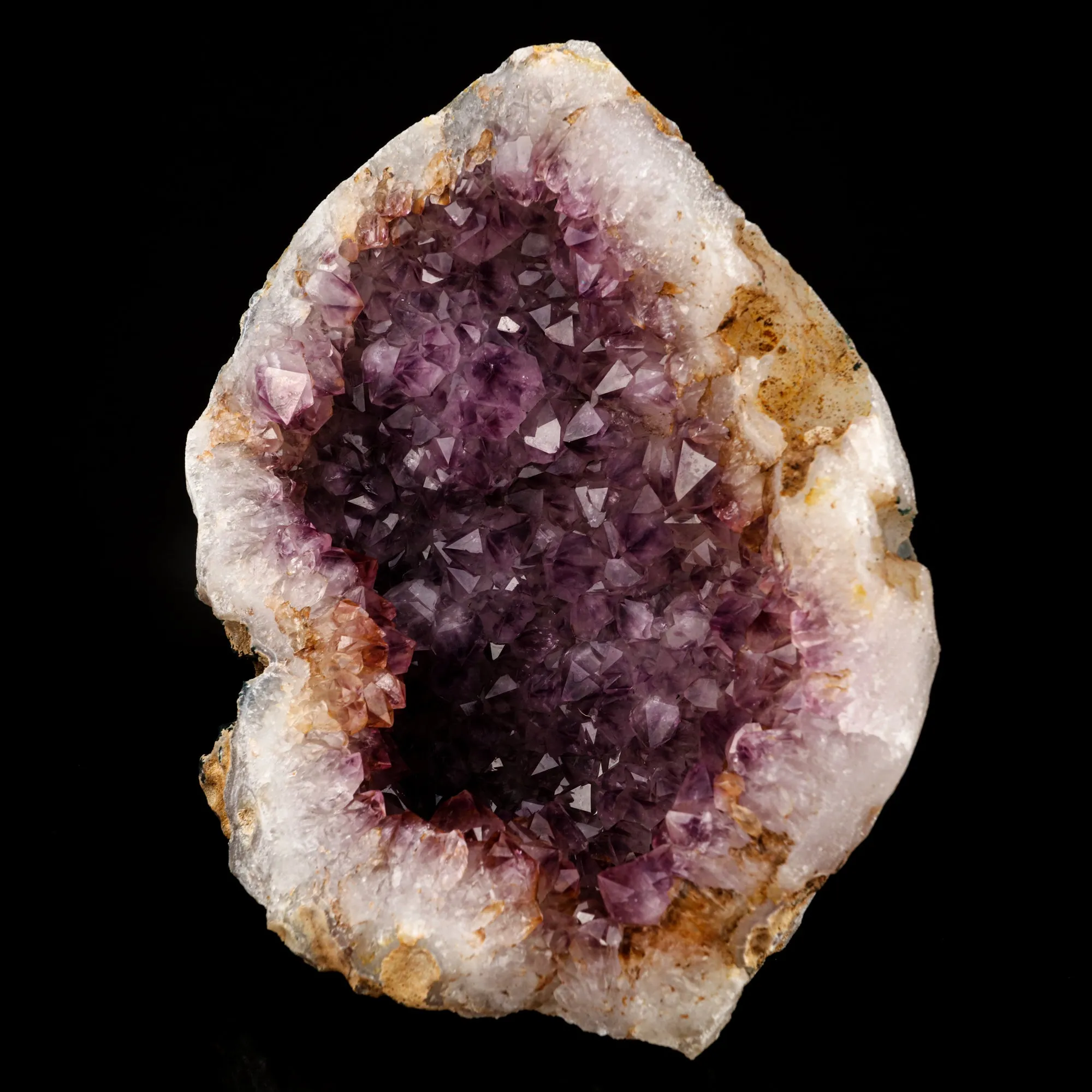 Amethyst Sparkling Crystals Geode in Half Self Standing Natural Mineral Specimen - image 2