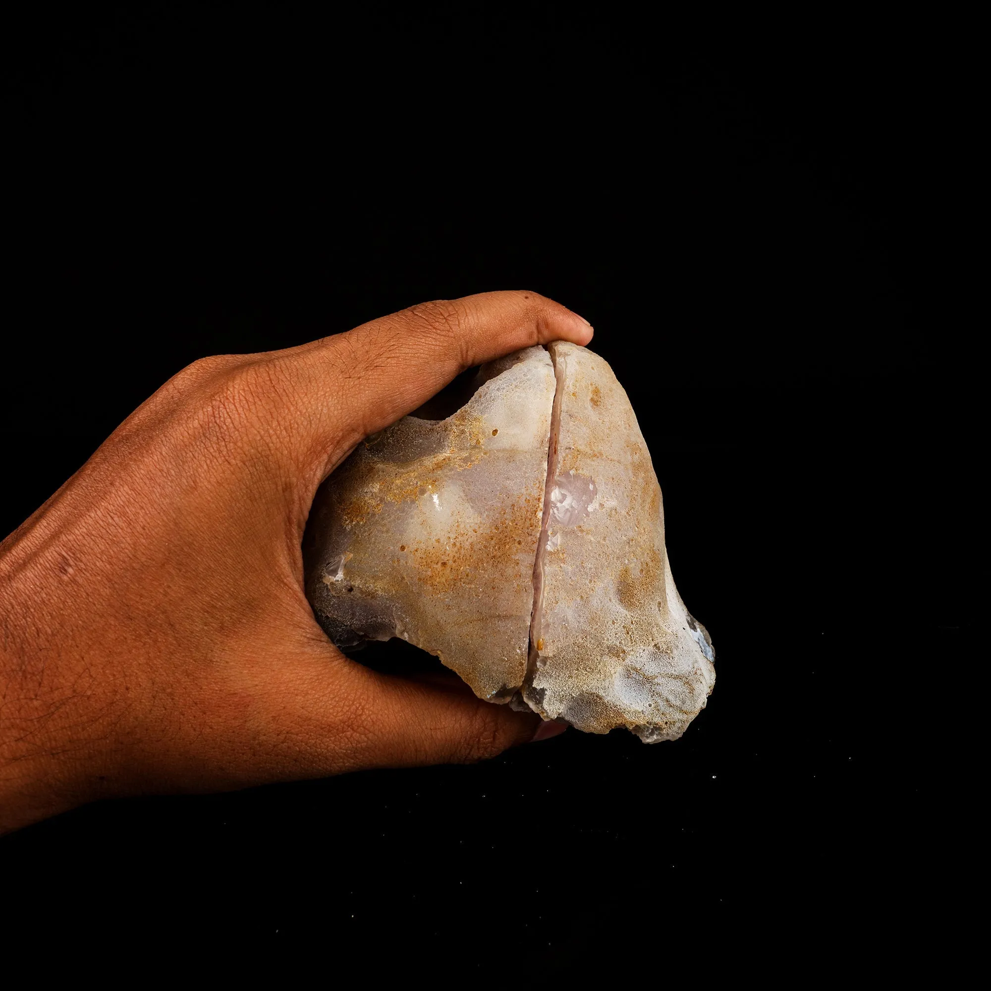 Amethyst Sparkling Crystals Geode in two Half's Natural Mineral Specimen - image 4