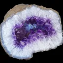 Amethyst Sparkling Crystals Geode in two Half's Natural Mineral Specimen - image 2
