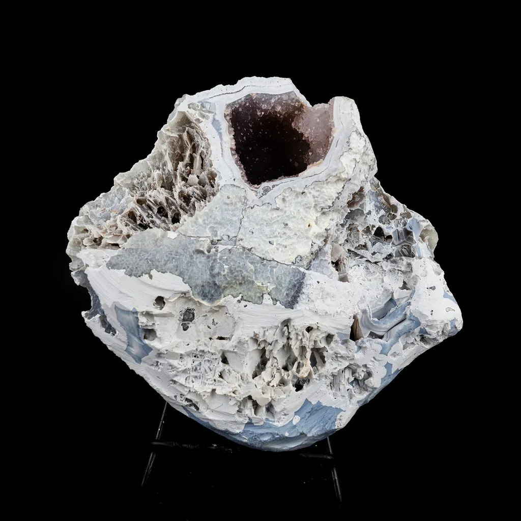 Amethyst Sparkling Crystals Geode in two Half's Natural Mineral Specimen - image 3