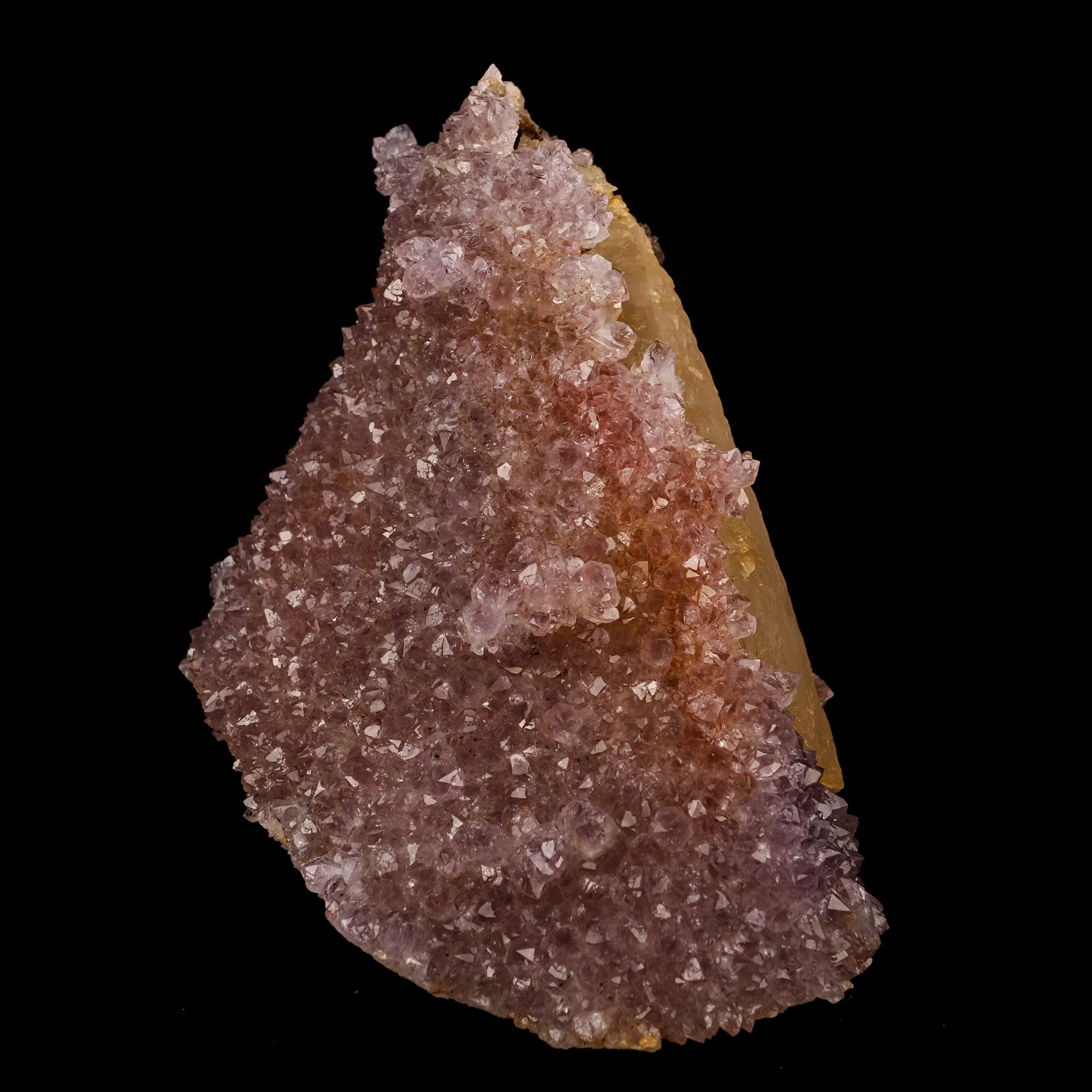 Amethyst Sparkling Crystals with Calcite Natural Mineral Specimen - image 2