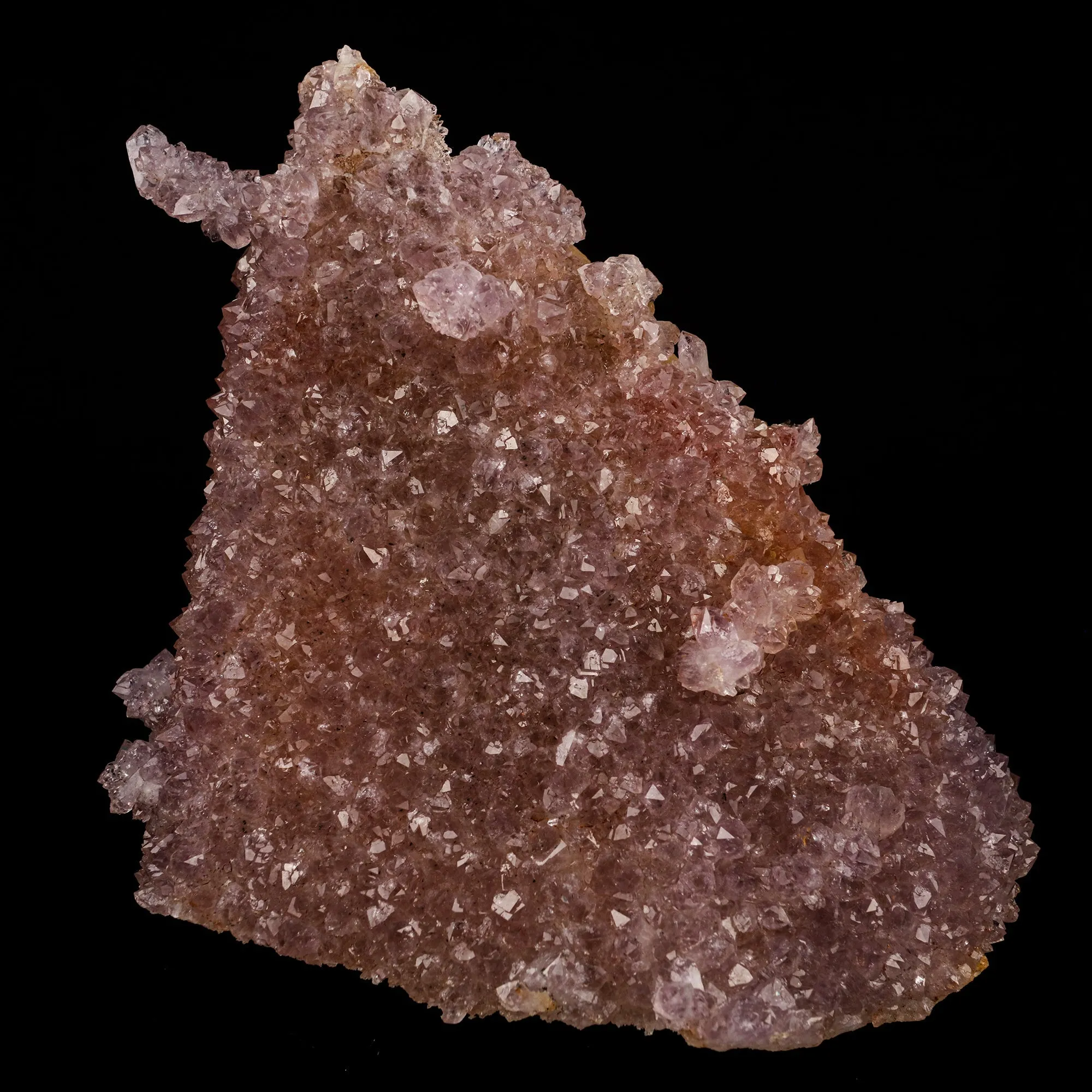 Amethyst Sparkling Crystals with Calcite Natural Mineral Specimen - image 1