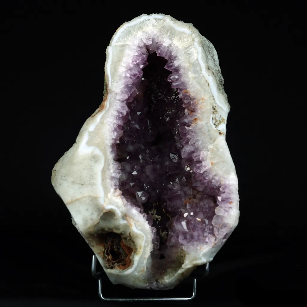 Amethyst Sparkling Geode (repaired) Natural Mineral Specimen image
