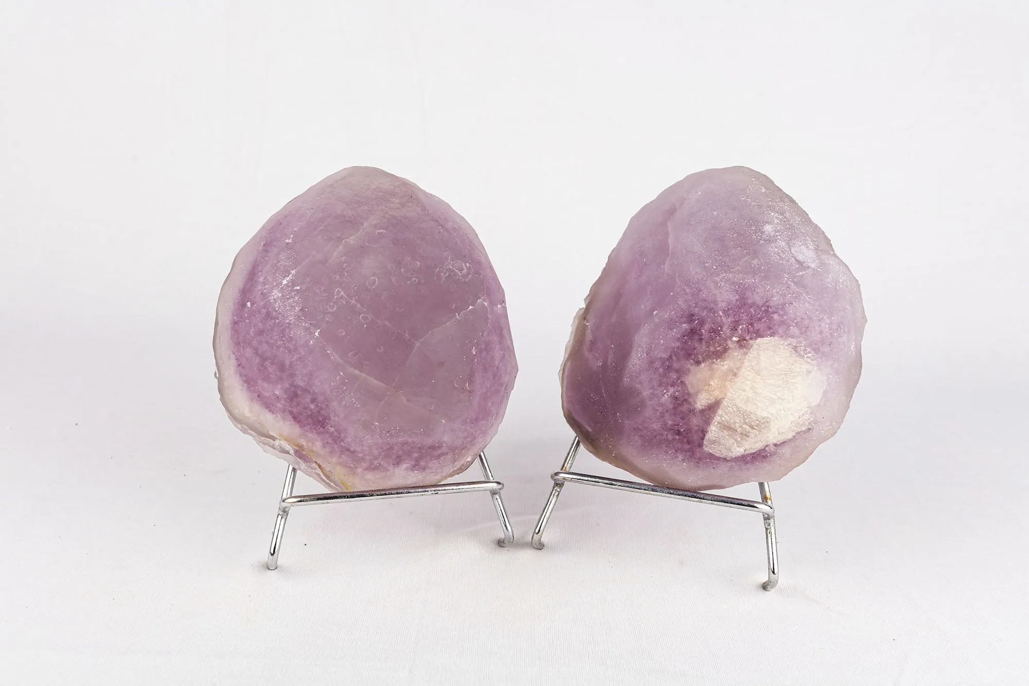 Amethyst Sprakling Crystals Geode in two Halfs Natural Mineral Specimen - image 2