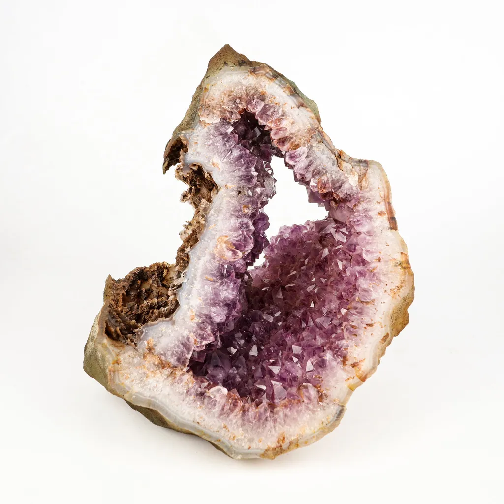Amethyst Sprakling Crystals Natural Mineral Specimen image