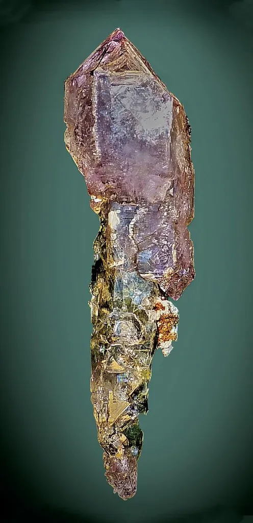 Amethyst, Tremolite image