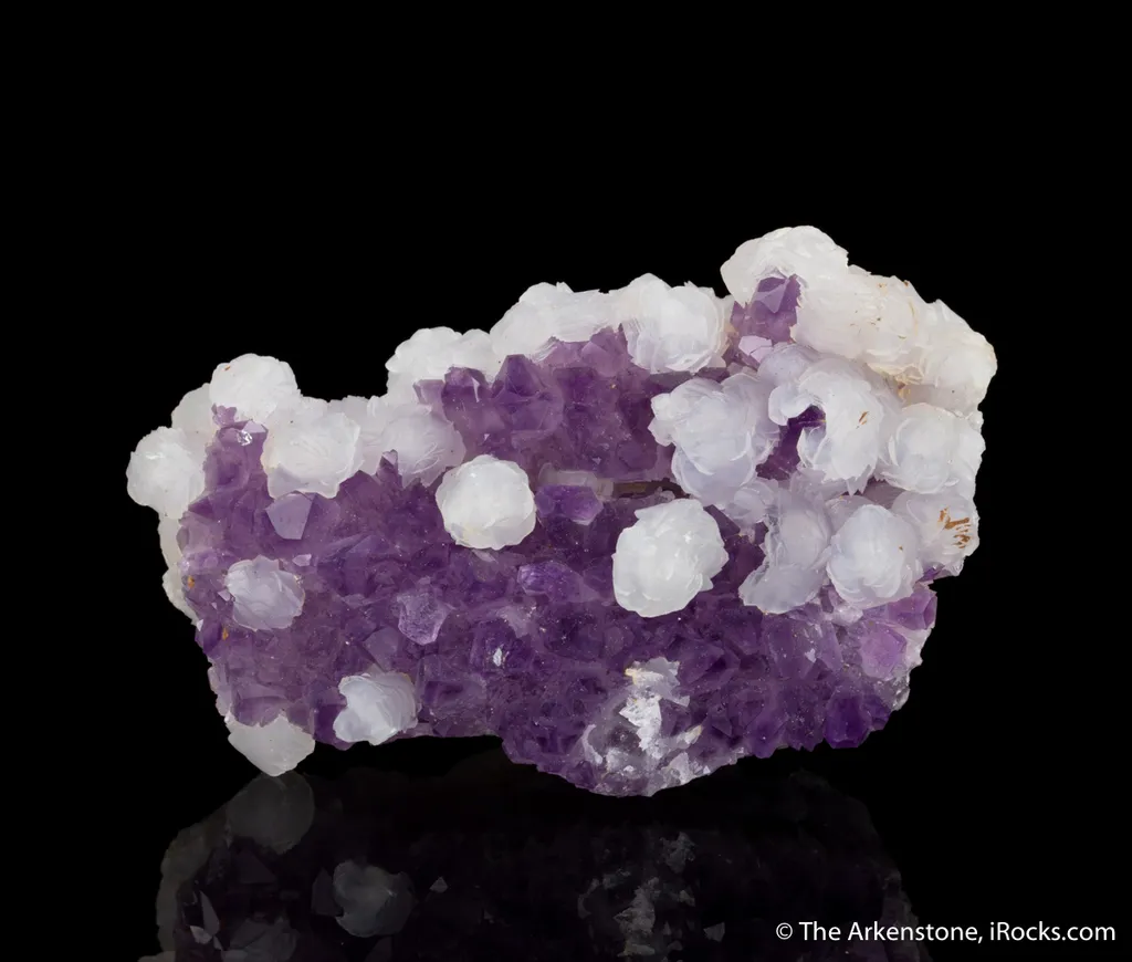 Amethyst with Calcite image