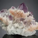 Amethyst with Calcite - image 1